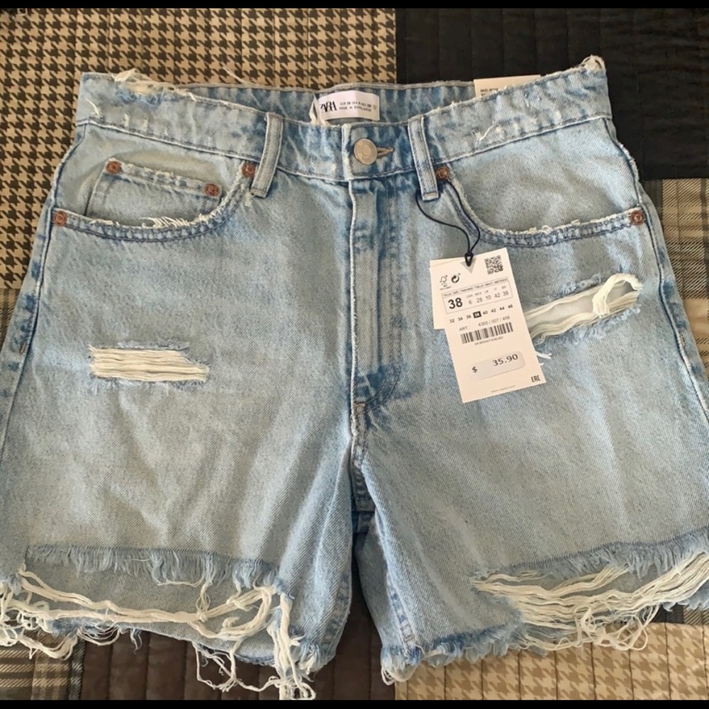 Zara High Rise Shorts